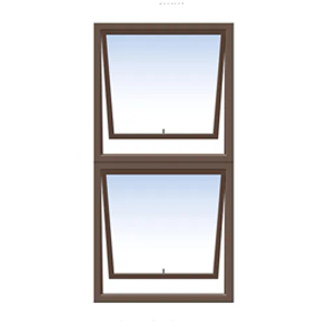 ALUMINIUM WINDOW 590x1180 2 OPENING