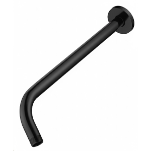 MONTALE SHOWER ARM BLACK ROUND 400MM