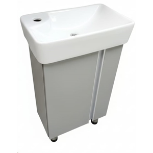 BATHROOM CABINET 2PC GREY 800MM