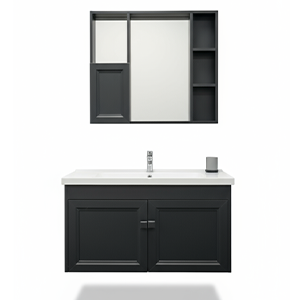 VANITY SET 3PC JADE BLACK