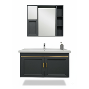 VANITY SET 3PC GRAPHITE GREY