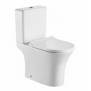 LIVORNO TOILET SET WHITE ROUND