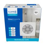 Extractor Fan 150mm Sq Wall/ceiling Mount Illumin8 - Image 2