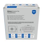 Extractor Fan 150mm Sq Wall/ceiling Mount Illumin8 - Image 3