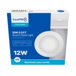 Panel Light Recessed Mount Round 3CCT 12W - Image 3