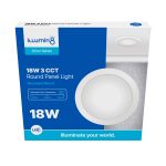 Panel Light Recessed Mount Round 3CCT 18W - Image 3