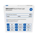 Panel Light Recessed Mount Round 3CCT 18W - Image 2