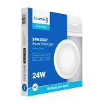 Panel Light Recessed Mount Round 3CCT 24W