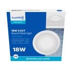 Surface Panel Light Mount Round 3CCT 18W - Image 3