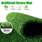 Grass Artificial 25mm 1m X 5m
