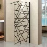 Shower Screen Black Stripe 1.2 X 2 Mt