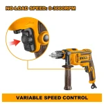 INGCO IMPACT DRILL 710W 13MM (ID7118) - Image 3