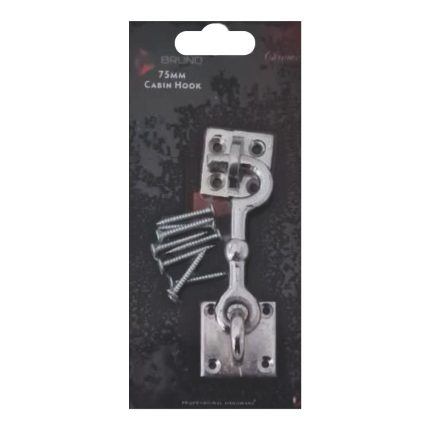 Bruno Cabin Hook Chrome 75mm
