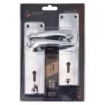 Brunox Lockset 3 Lever Chrome
