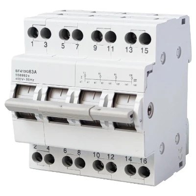 Chint Changeover Switch 4 Pole 63A DIN-R