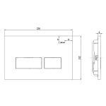 Cobra Actuator Plate Square Black