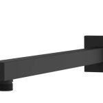 Cobra Arrive Shower Arm Square 400 Black FSACARS2-5ET01