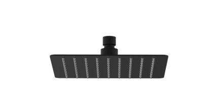 Cobra Arrive Shower Head Square 200 Black FSACHSS1-5ET01