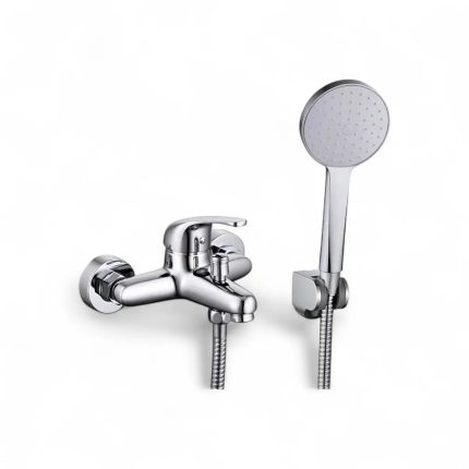 Cobra Zambezi Bath Mixer Exposed WT/HOSE ZM-959HS