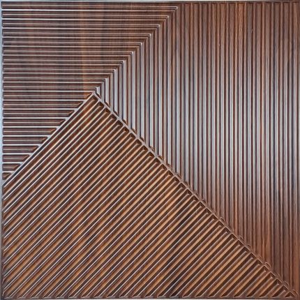D Arte 3D Wall Panel Blackwood Brown 50 x 50cm F03555