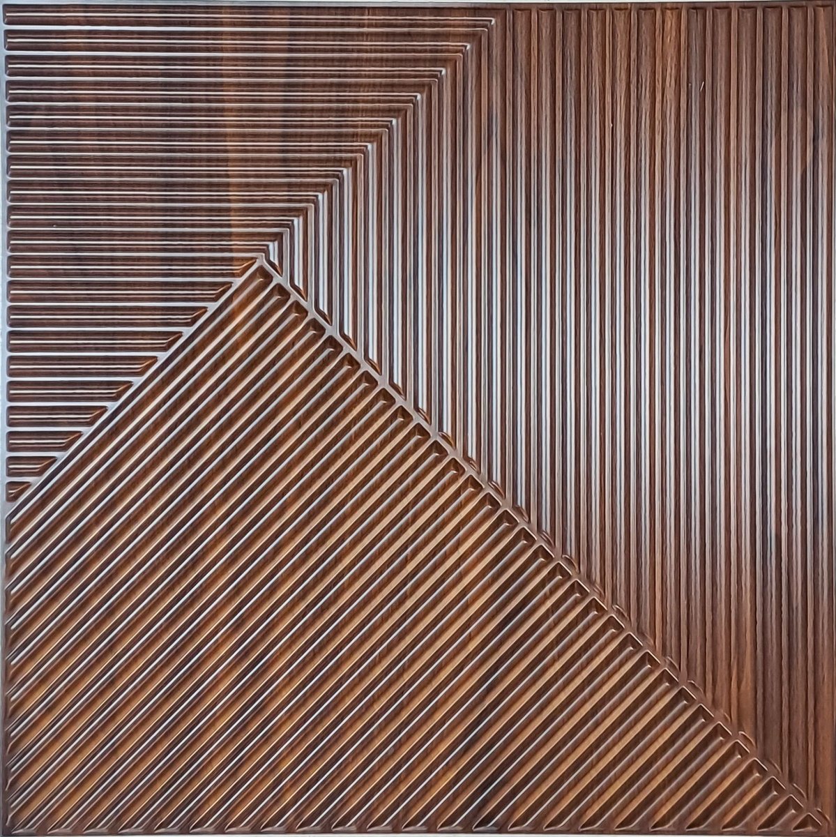 D Arte 3D Wall Panel Blackwood Brown 50 x 50cm F03555 D Arte 3D Wall Panel Blackwood Brown 50 x 50cm F03555