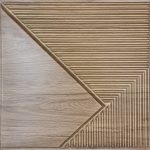 D Arte 3D Wall Panel Light Grainwood 50 x 50cm F03559