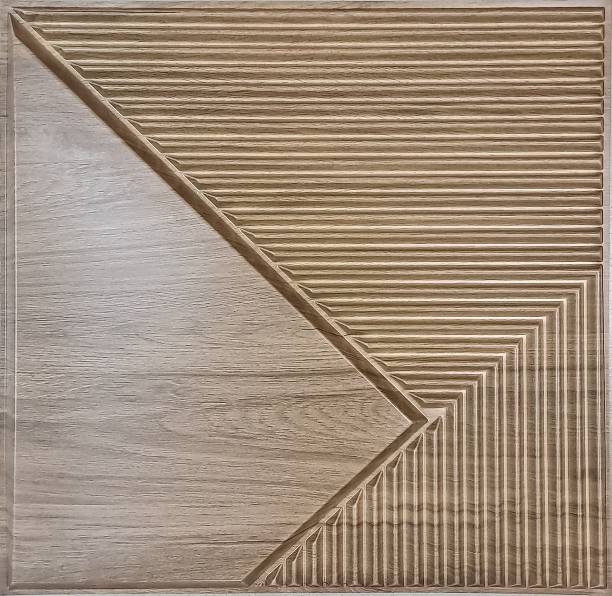 D Arte 3D Wall Panel Light Grainwood 50 x 50cm F03559 D Arte 3D Wall Panel Light Grainwood 50 x 50cm F03559