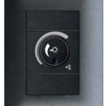 Dimmer Switch 4 x 2 Black 300W Max S2-198