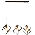 Dining Lamp Black Square Box 6014/3S