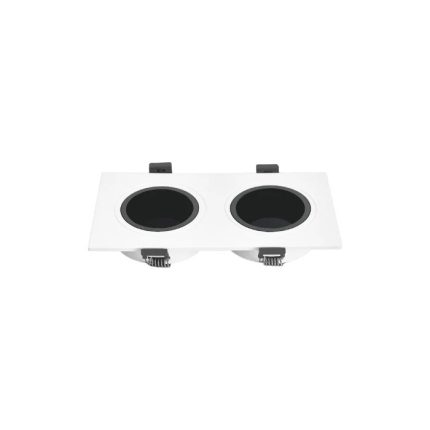 Downlight Fitting 2 x 1 Black MD802/2