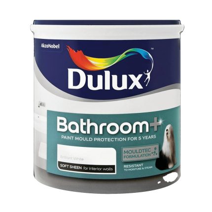 Dulux Bathroom Soft Sheen White 2.5L