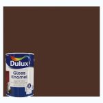 Dulux Gloss Enamel Dark Brown 5L
