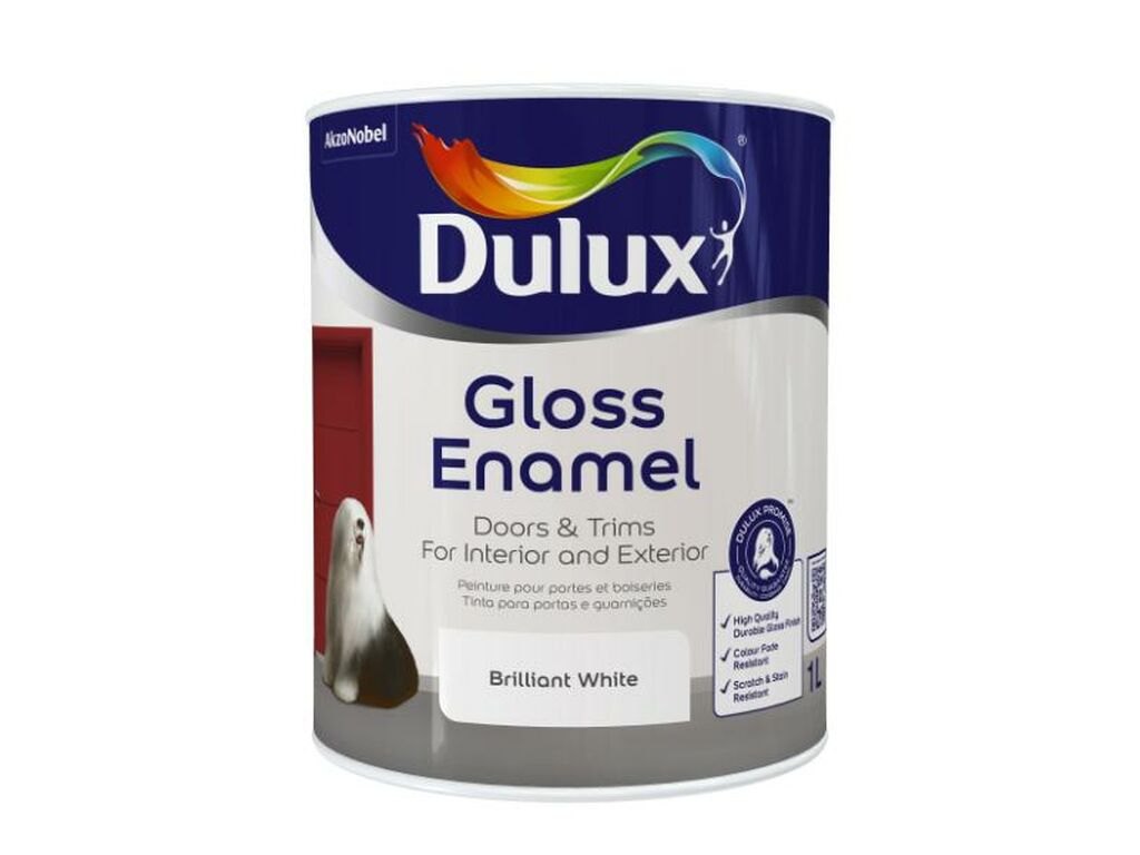 Dulux Gloss Enamel Soft Stone 1L Dulux Gloss Enamel Soft Stone 1L