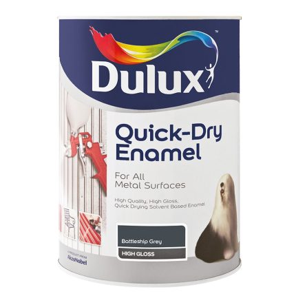 Dulux Quick Dry Enamel International Orange 5L