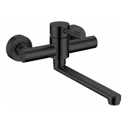 Fontaine Sink Mixer Wall Type Black TAPP22