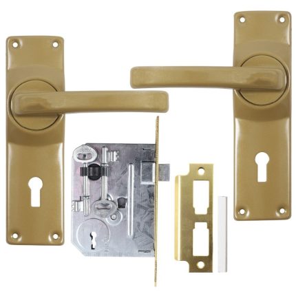 Fort Knox 2 Lever Lockset Bronze M1C30
