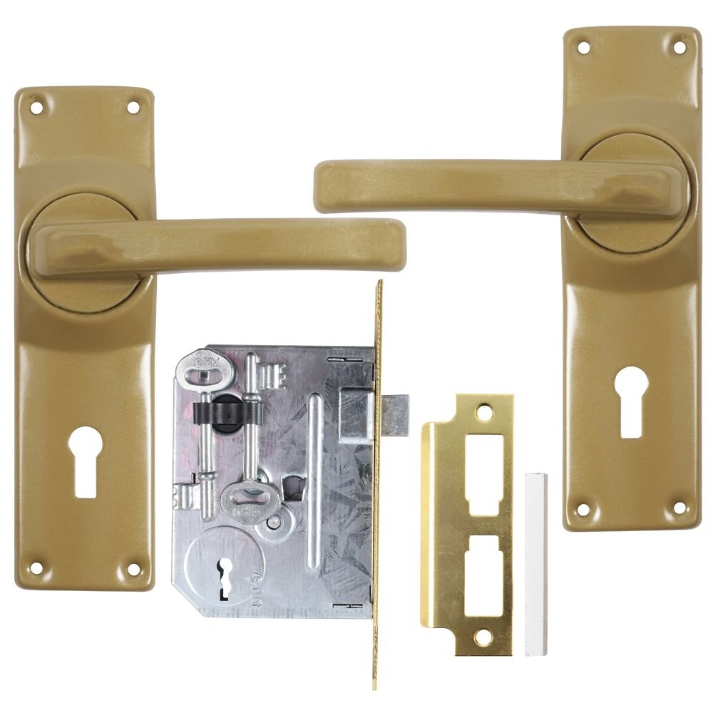 Fort Knox 2 Lever Lockset Bronze M1C30 Fort Knox 2 Lever Lockset Bronze M1C30