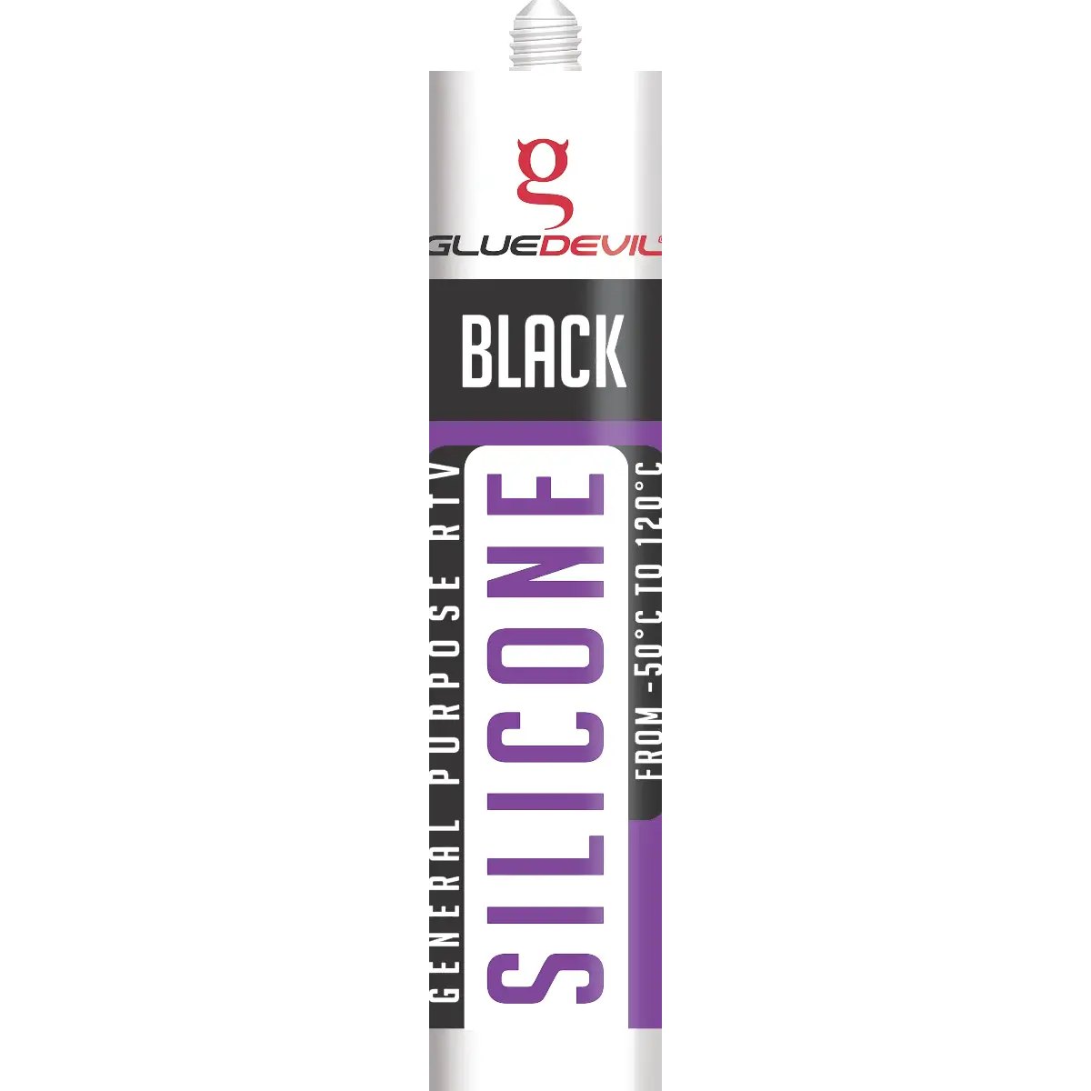 Glue Devil Silicone Black 260ml Glue Devil Silicone Black 260ml