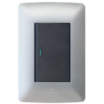 Hello Today 1 Lever Switch 4 x 2 Grey/Black