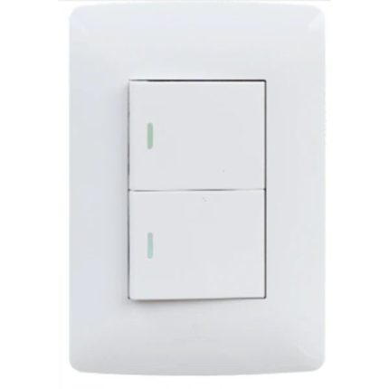 Hello Today 2 Lever Switch White S1-102