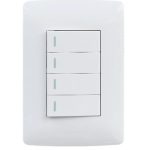 Hello Today 4 Lever Switch White S1-104