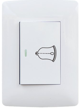 Hello Today Doorbell Switch 4 x 2 White S1-199