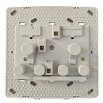 Hello Today Double Switched Socket 4 x 4 White S1-209D