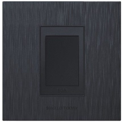 Hello Today Isolator 2 Pole 50A 4 x 4 Grey/Black