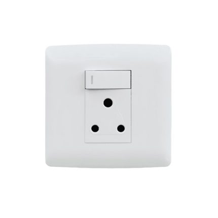 Hello Today Single Switched Socket 4 x 4 White S1-209S