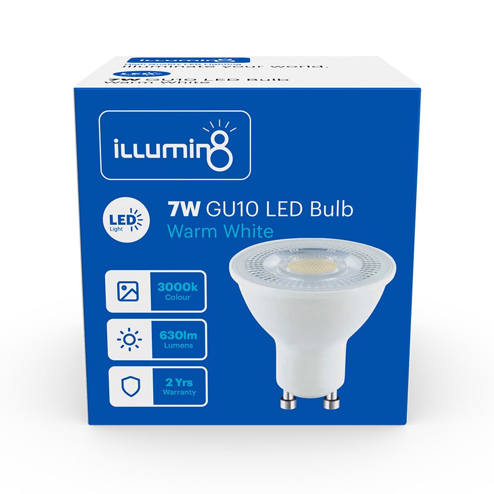 Illumin8 LED Lamp GU10 7W Warm White Illumin8 LED Lamp GU10 7W Warm White