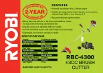 RYOBI GRASS CUTTER 43CC PETROL RBC-4300 - Image 2