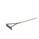 Lasher Heavy Duty Road Rake Wooden Handle 16T