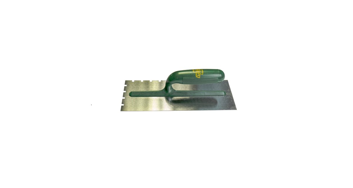 Lasher Notched Tile Trowel 6 x 6 x 19 Lasher Notched Tile Trowel 6 x 6 x 19