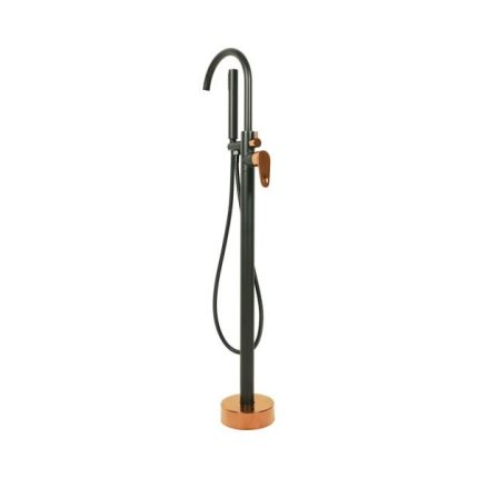 Livorno Free Standing Bath Mixer Chrome/Black SM02